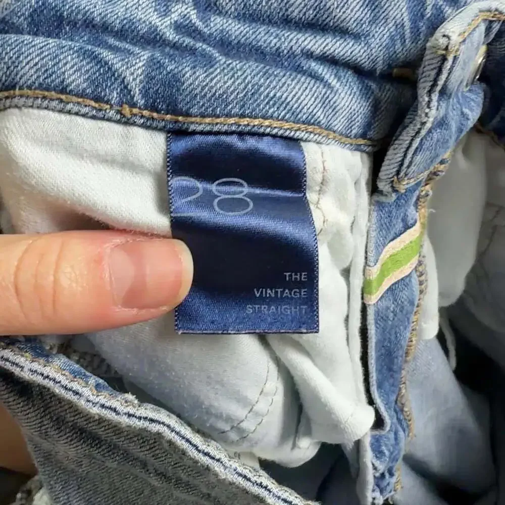 Pilcro The Vintage Straight Jeans Size 28 Light Wash Denim Women’s
